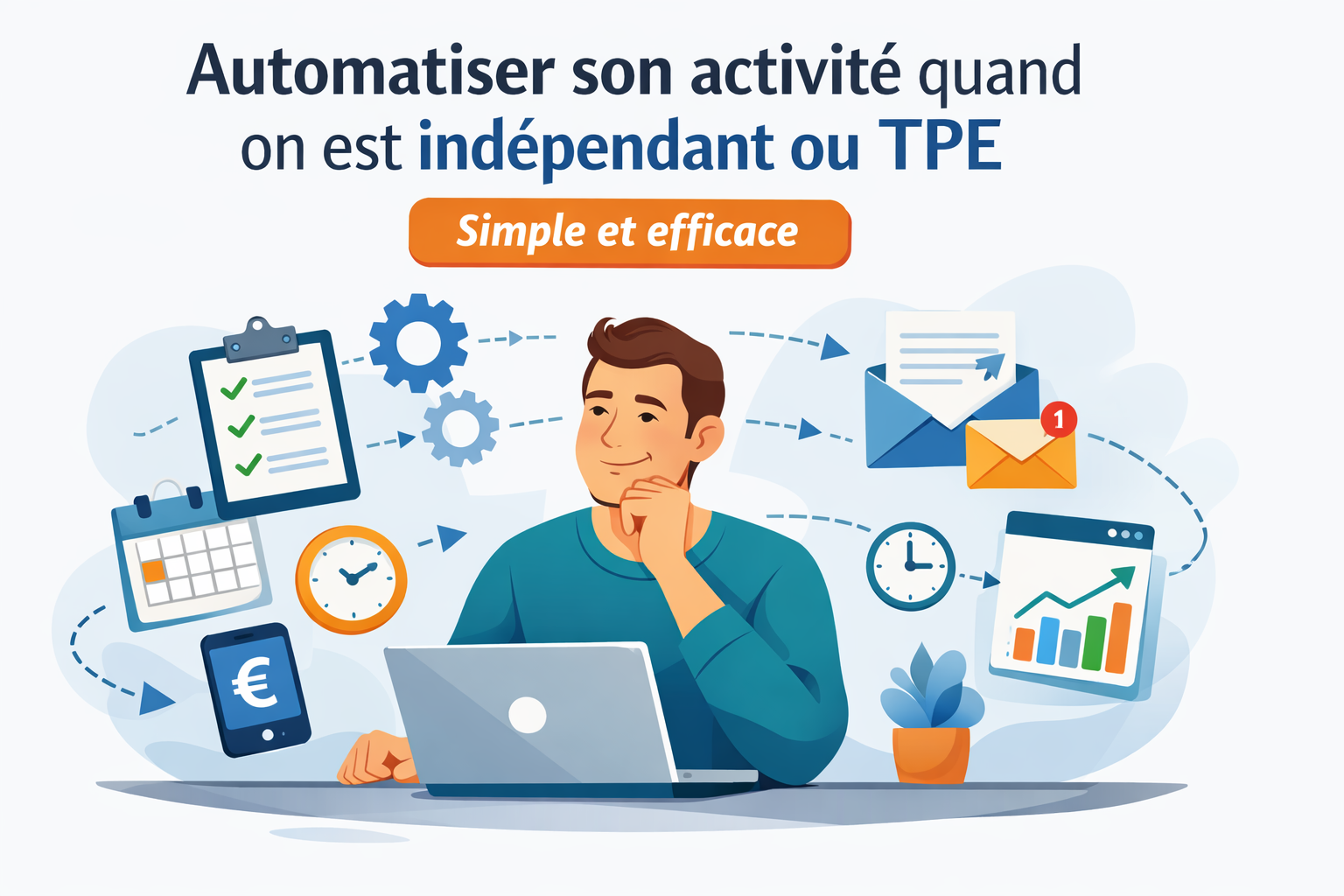 You are currently viewing Comment automatiser son activité quand on est indépendant ou TPE